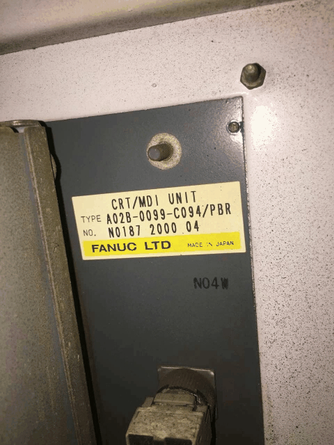 FANUC Series 0-P monochrome green CRT to LCD upgrade
