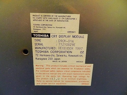 FANUC A61L-0001-0095 CRT显示器正面