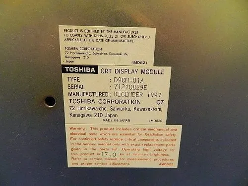 FANUC A61L-0001-0095 CRT显示器正面