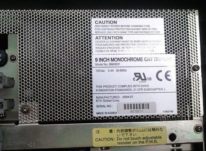 Mitsubishi BM09DF Industrial Display Interface Details