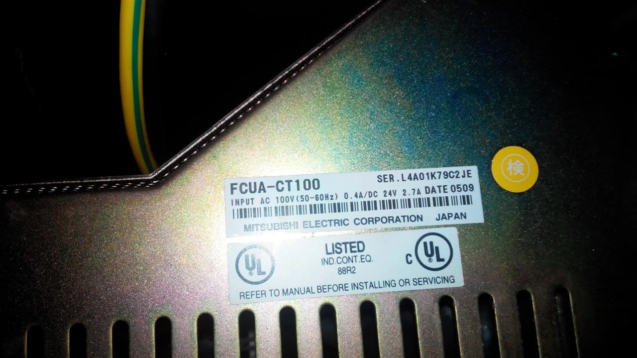 Mitsubishi FCUA-CT100 Industrial Display Front View