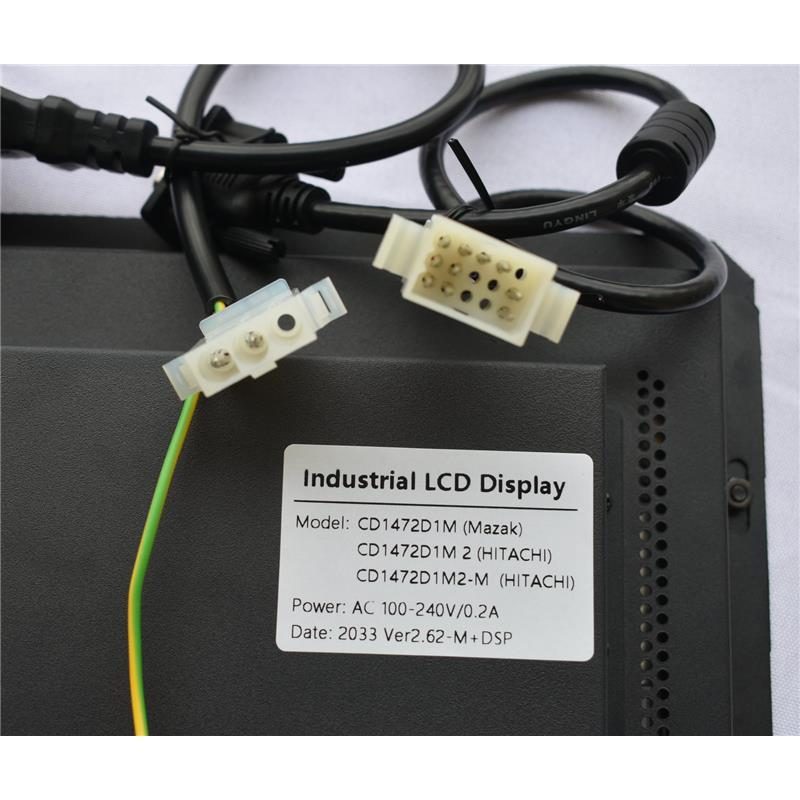 Mazak CD1472-D1M LCD back panel connectors