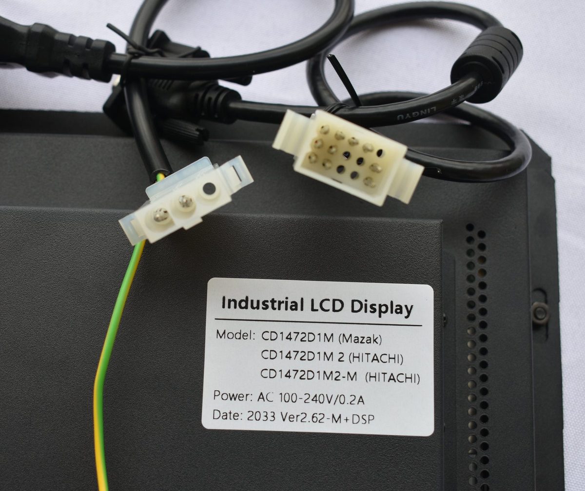 马扎克 CD1472-D1M 液晶替换屏背面接口