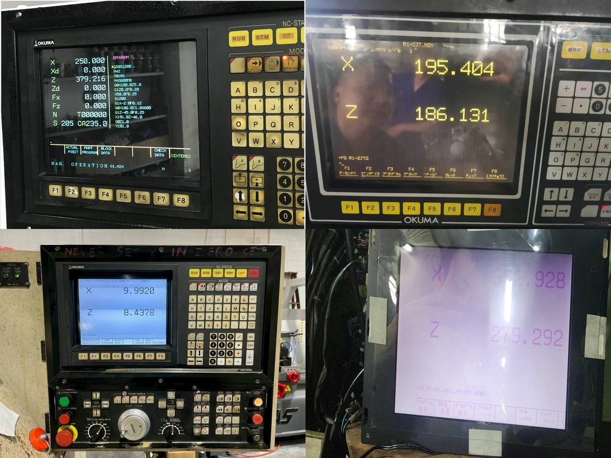 Okuma 5000-5020 CRT to LCD Replacement Effects
