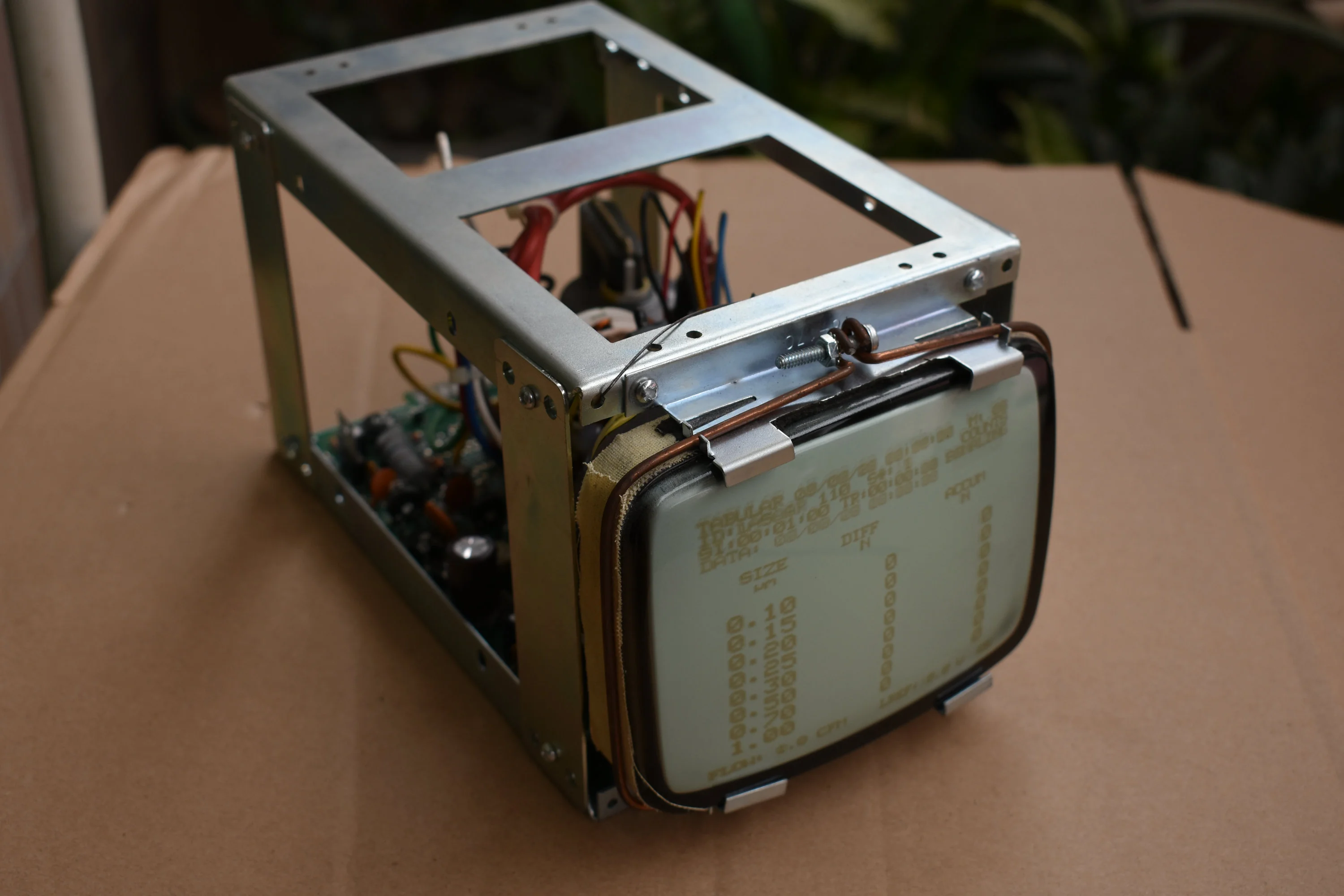 5-inch custom LCD — installation view