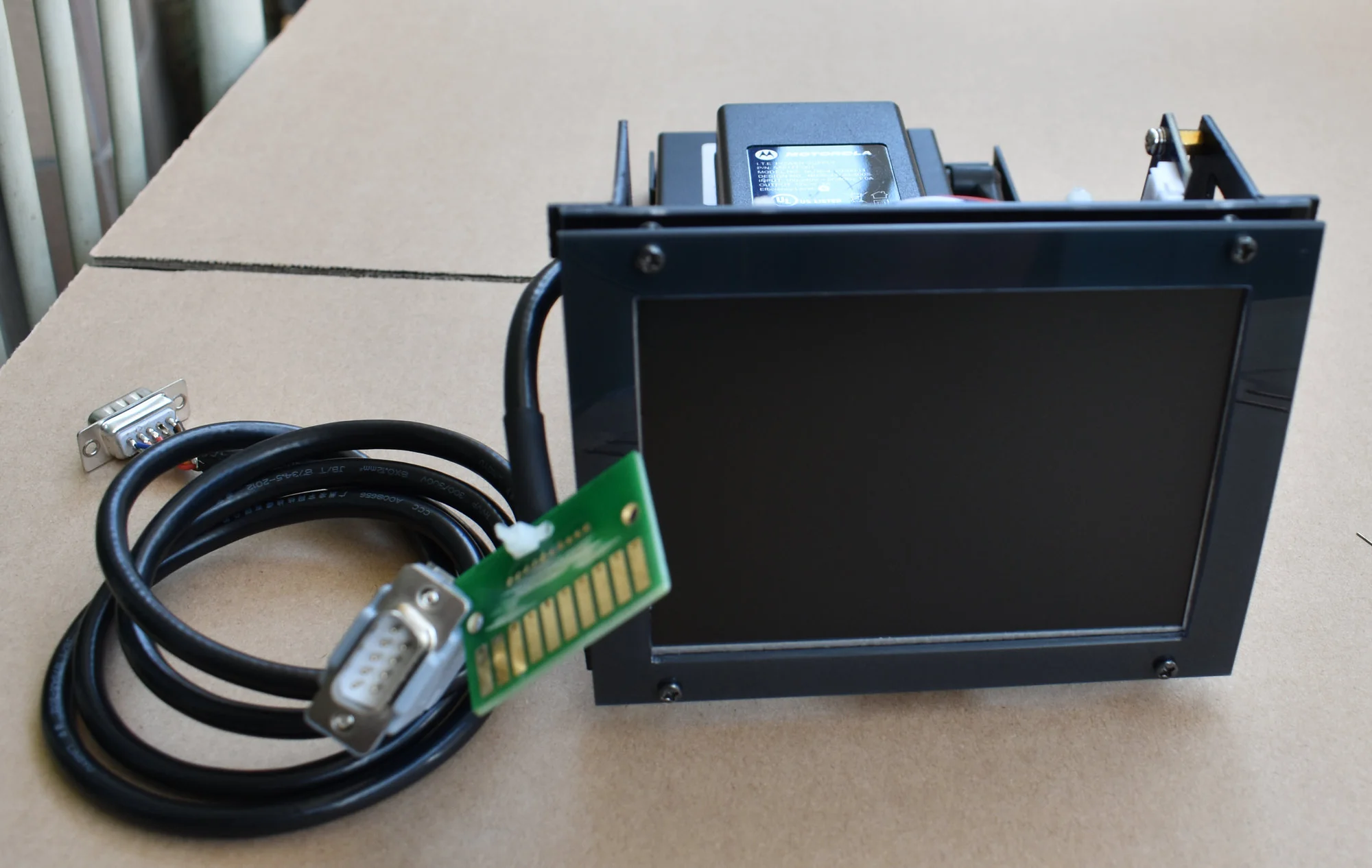 New LCD front view