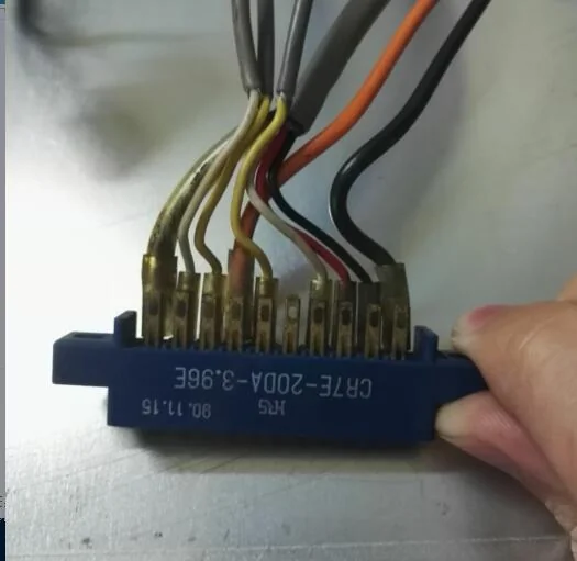 Panasonic CRT connector close-up
