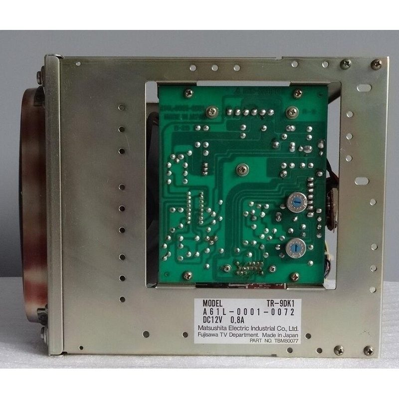 FANUC A61L-0001-0072 9-inch LCD replacement panel - back view