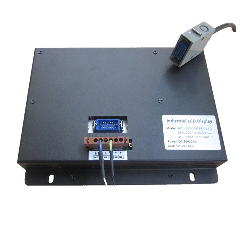 FANUC A61L-0001-0092 9-inch LCD replacement panel - back view