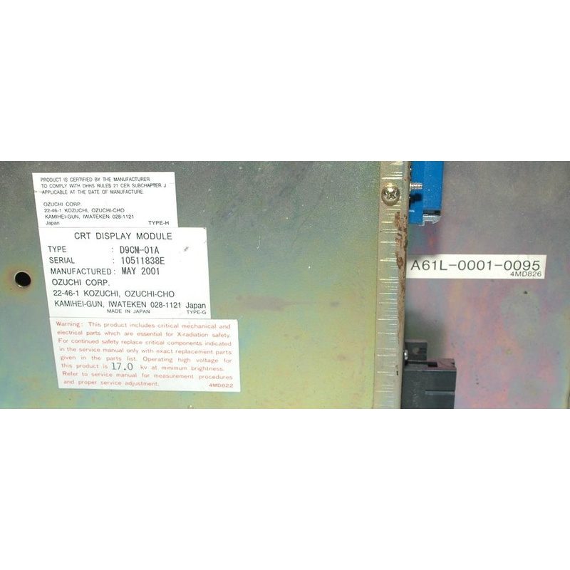 FANUC A61L-0001-0095 9-inch product label