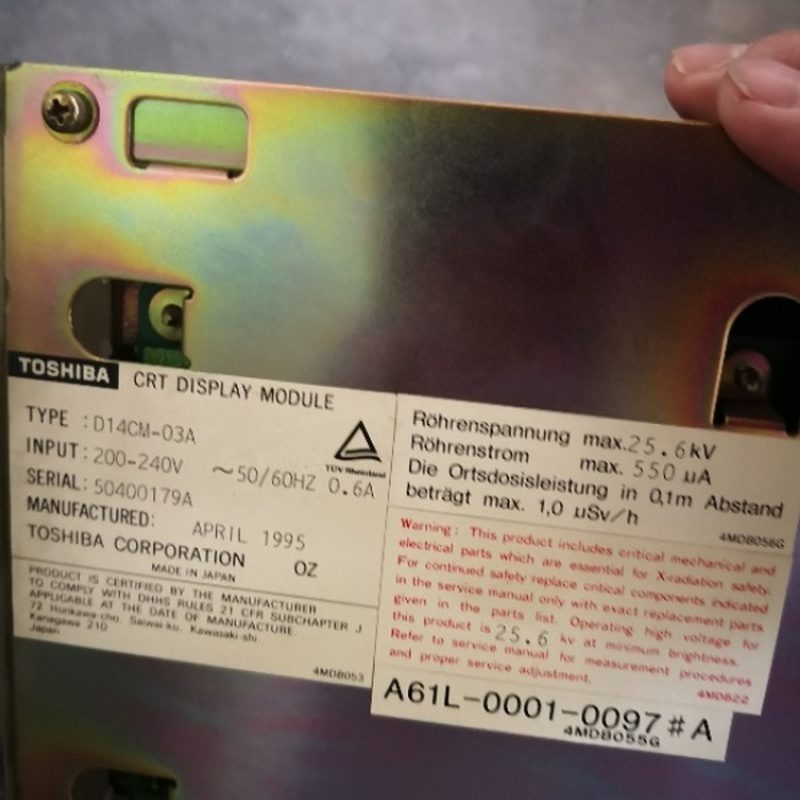 FANUC A61L-0001-0097 14-inch Color CRT original CRT monitor