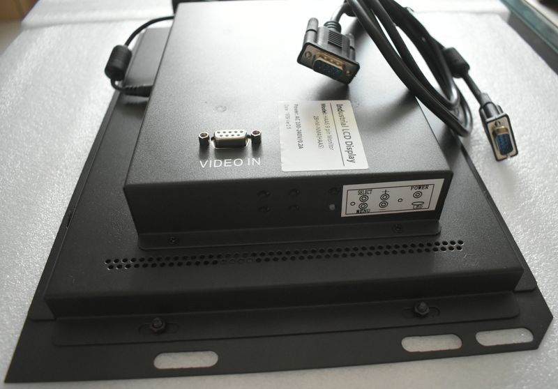 HAAS VF series LCD upgrade module front view showing 9-pin connector