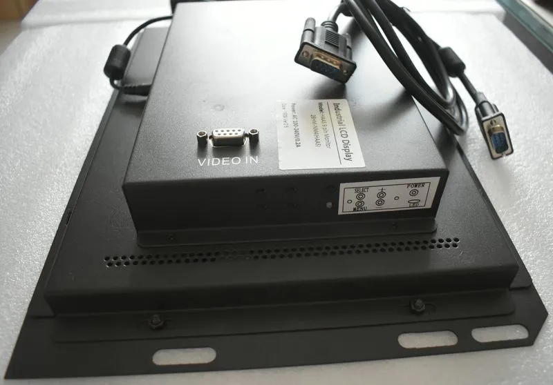 HAAS VF series LCD upgrade module front view showing 9-pin connector