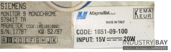 Siemens SM0901 LCD Upgrade Display SINUMERIK 810M